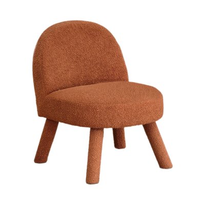 Fauteuil en tissu bouclette- ABICA DRAWER