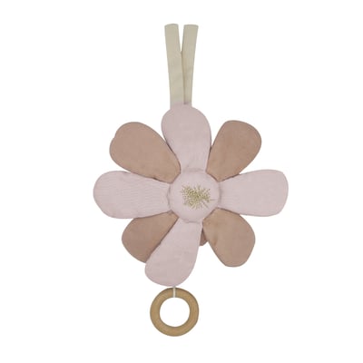 Peluche musicale fleur en coton bio TROIS KILOS SEPT
