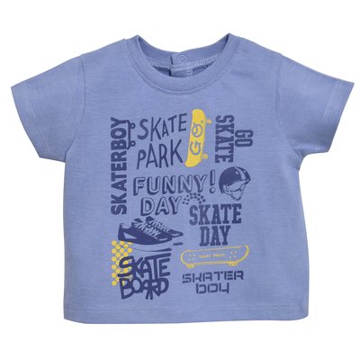T-shirt bleu SUCRE D'ORGE