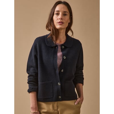 Gilet col chemise maille milano CYRILLUS