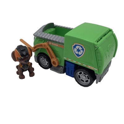 Camion de recyclage et sa figurine Pat'Patrouille 14 cm - Bon état SPIN MASTER