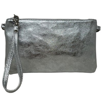 Pochette en cuir grainé irisé MELUSINE OH MY BAG