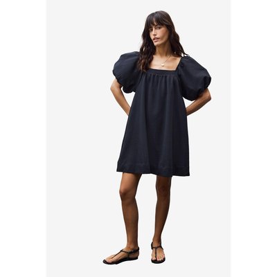 Robe smockée en seersucker texturé NEXT