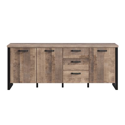 Buffet bas 3 portes et 3 tiroirs L214 cm -EMILE CALICOSY