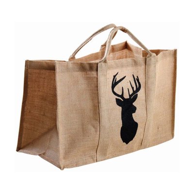 Sac à bûches en jute AUBRY GASPARD