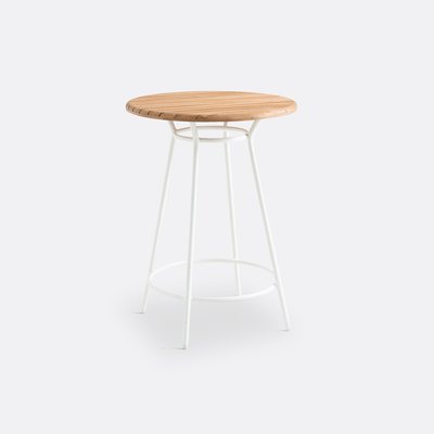 Table haute de jardin aluminium et teck, Chassagne LA REDOUTE INTERIEURS