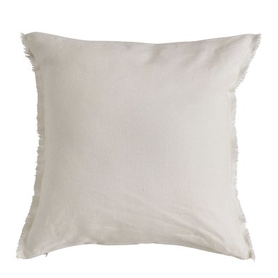 Housse de coussin en lin BLANC D’IVOIRE