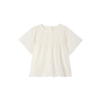 Blouse en broderie anglaise VERTBAUDET