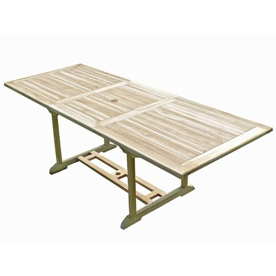 Table de jardin en teck AMARA 8/10 places C ET L JARDIN