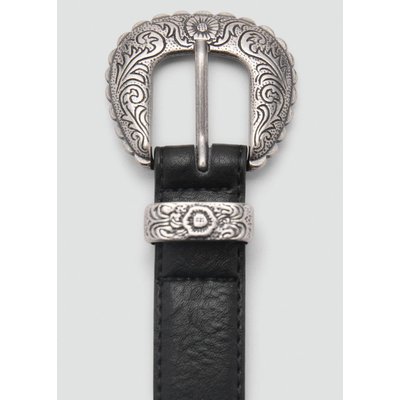 Ceinture boucle en relief MANGO
