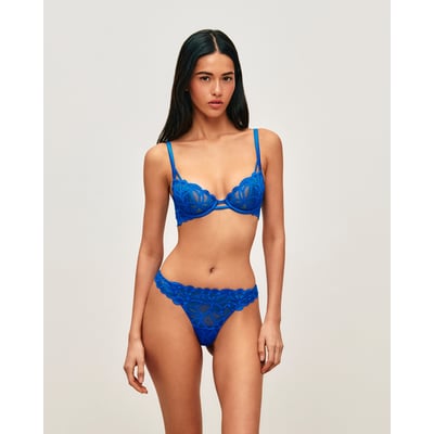 Soutien-gorge corbeille en mesh avec broderies florales TROPICFLEURIZ UNDIZ