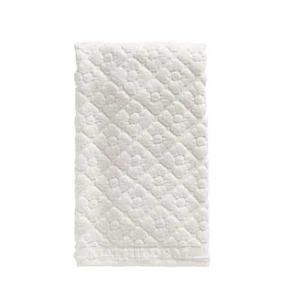 Serviette de toilette blanc MATHILDE M