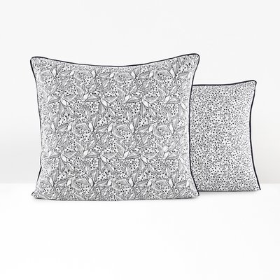 Leafbird Washed Cotton Pillowcase LA REDOUTE INTERIEURS
