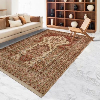 Authentique tapis d'Orient fait main en soie JIHANGIR 52 UN AMOUR DE TAPIS