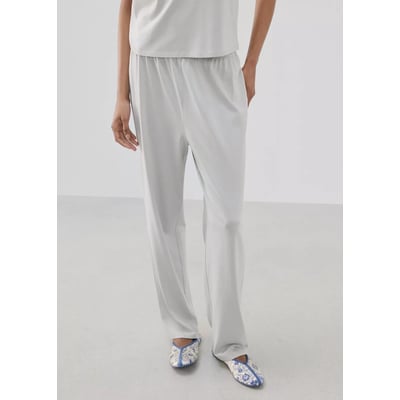 Pantalon de pyjama coton lyocell uni MANGO