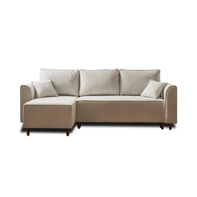 Canapé d'Angle Convertible en Tissu 4 places - SAPHIR LISA DESIGN