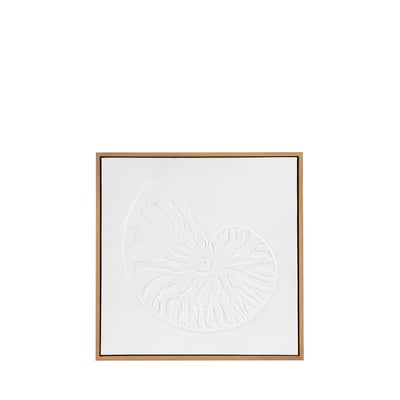 Tableau abstrait coquillage - LACANAU MAISON AUBERTIN