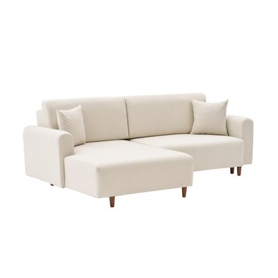 Canapé d'angle convertible méridienne à gauche en tissu L246 cm - MANE CALICOSY