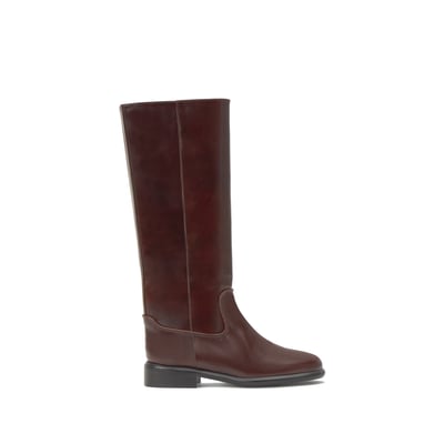 Bottes classiques plates en cuir ELI CASTANER