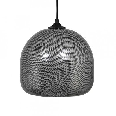 Suspension cloche en verre peint, NING C-CREATION