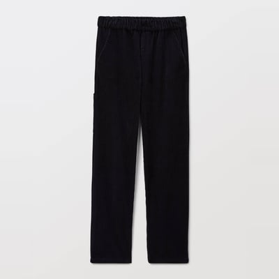 Pantalon droit élastiqué en velours côtelé MONOPRIX