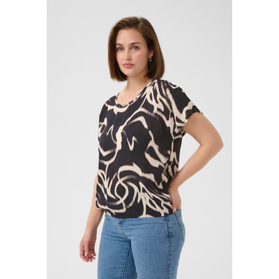 Blouse à manches courtes coupe ample KAFFE