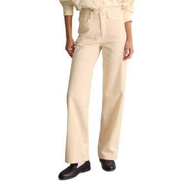 Pantalon en velours côtelé modèle Tomma wide en coton bio extensible MARC O’POLO DENIM