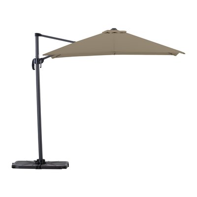 Parasol deporté, carré, MILAN DEFORA HOME