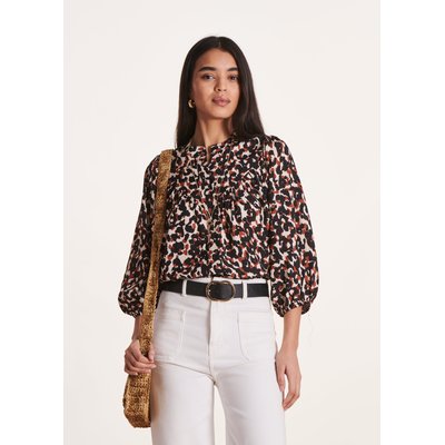 Chemise ample à imprimé animalier LA FEE MARABOUTEE