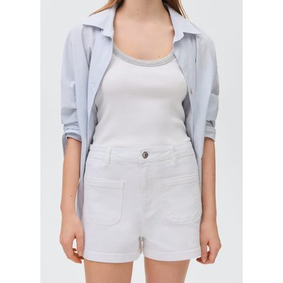 Short en jean revers MANGO TEEN