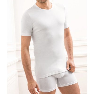 Kurzärmeliges Unterhemd aus Interlock-Jersey, Grad 3 DAMART