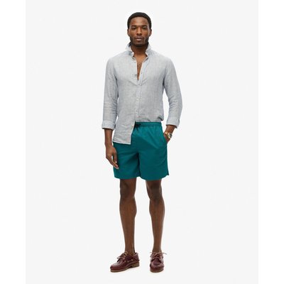 Short de bain haut de gamme brodé longueur 43 cm SUPERDRY