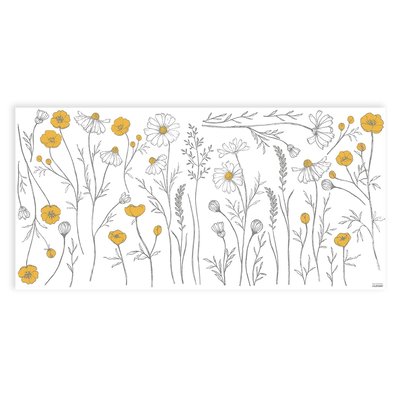Stickers muraux grandes fleurs CHAMOMILE LILIPINSO