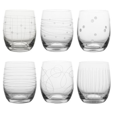 Coffret de 6 gobelets   30 cl-GRAPHIK TABLE PASSION