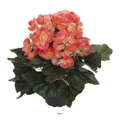 Begonia artificiel en pot H 28 cm superbe qua ARTIFICIELLES