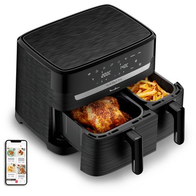 Friteuse sans huile Easy fry Dual XXL 8,3L EZ901N20 MOULINEX