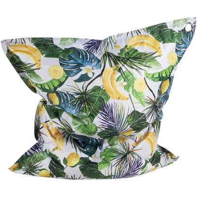 Maxi coussin imprimé intérieur extérieur 110 x 130 cm Banane JARDINDECO