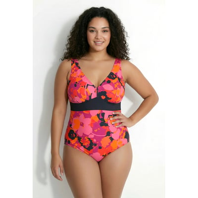 Maillot de bain, motif fleurs ULLA POPKEN