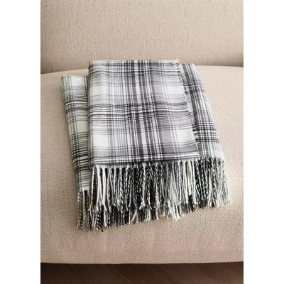 Couverture douce à carreaux MANGO HOME