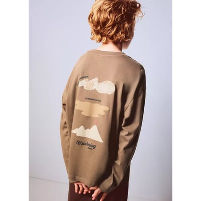 T-shirt oversize imprimé MANGO KIDS