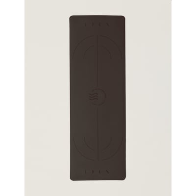 Tapis de yoga Mat Wave 6 mm Antidérapant toucher microfibre enroulable BORN