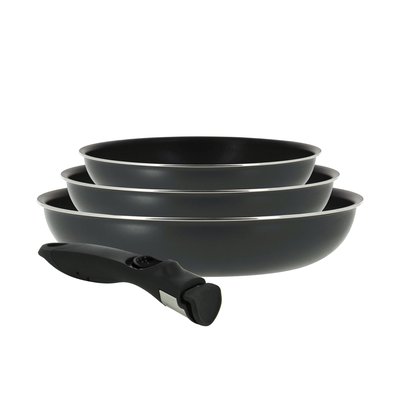 Batterie de cuisine 4 pièces en aluminium, IRIS MENASTYL