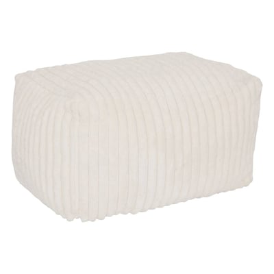 Pouf rectangulaire en velours côtelé MUZI ATMOSPHERA