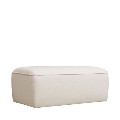 Pouf pour canapé modulable en tissu bouclette - NOOR DRAWER