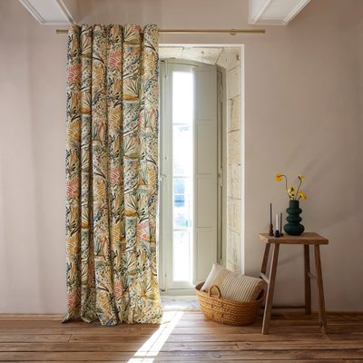 Rideau Aquarela Tamisant en Toile imprimée labellisé OEKO-TEX Multicolore 145x270 cm MADURA