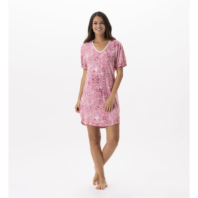 Chemise de nuit imprimée en viscose élasthanne VICTORIA 701 LE CHAT
