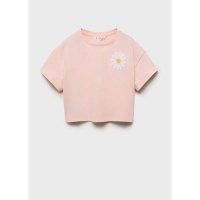 T-shirt fleurs relief MANGO KIDS