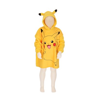 Pull plaid à capuche molletonné Pikachu Pokémon, Polyester POKEMON