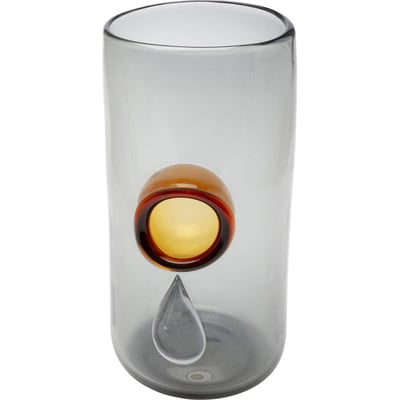 Vase en verre 33cm, DRIP KARE DESIGN