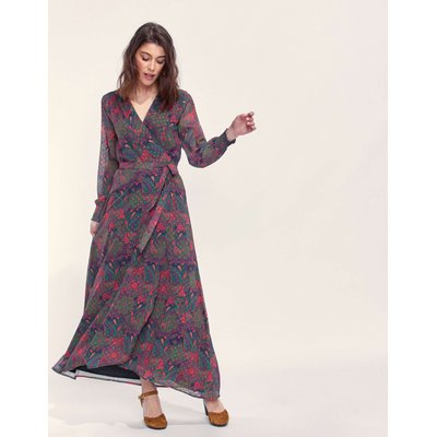 Robe longue fluide imprimée MALADA LA FIANCÉE